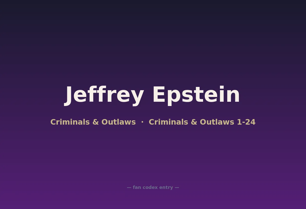 Jeffrey Epstein